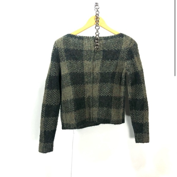 Rag & Bone plaid mohair blend sweater XXS - Picture 2 of 3